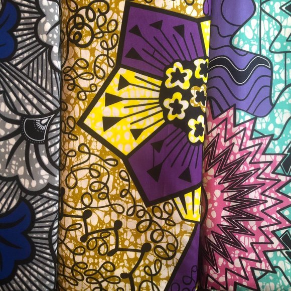 6 pcs Bundled Fabric| African Print Patterns - Picture 2 of 4